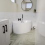 Freestanding Double Ended Small Round Corner Bath 1000 x 1000mm - Malta