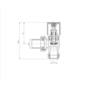 Elego Matte Black Modern Manual Angled Radiator Valves (pair)