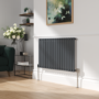 Elego Chrome Modern Manual Angled Radiator Valves (pair)