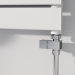 Elego Chrome Modern Manual Straight Radiator Valves (pair)