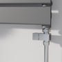 Elego Chrome Modern Manual Straight Radiator Valves (pair)