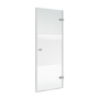 800mm Ribbed / Fluted Glass Right Hand Hinged Door Shower Enclosure 8mm Glass - Matira