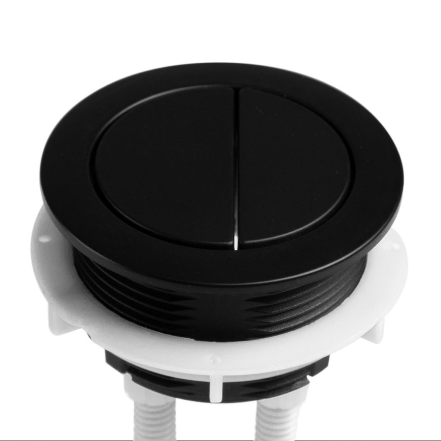 Matt Black 48mm Cistern Flush Button -  Suitable for Albi, Ashford,  Boston, Indiana, Newport, Palma, Ripley, Tanya & Venice