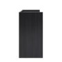 Wide Black 3 Drawer Chest of Drawers - Margot 