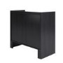 Wide Black 3 Drawer Chest of Drawers - Margot 