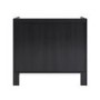 Wide Black 3 Drawer Chest of Drawers - Margot 