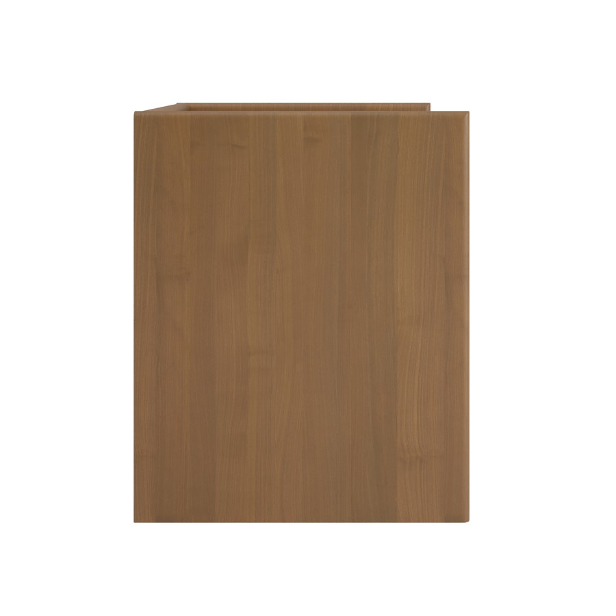 Wide Wooden 1 Drawer Bedside Table - Margot