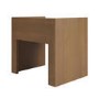 Wide Wooden 1 Drawer Bedside Table - Margot