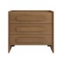 Wide Wooden 3 Drawer Chest of Drawers - Margot