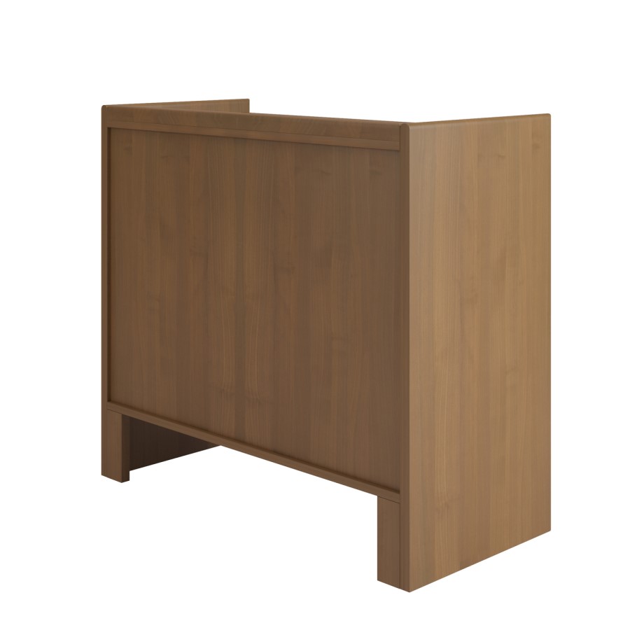 Wide Wooden 3 Drawer Chest of Drawers - Margot
