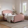 Pink Upholstered Double Side-Lift Ottoman Storage Bed with Legs - Marie