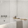 1210mm PLY  Square Edged Edged Carrara Marble - Wetwall