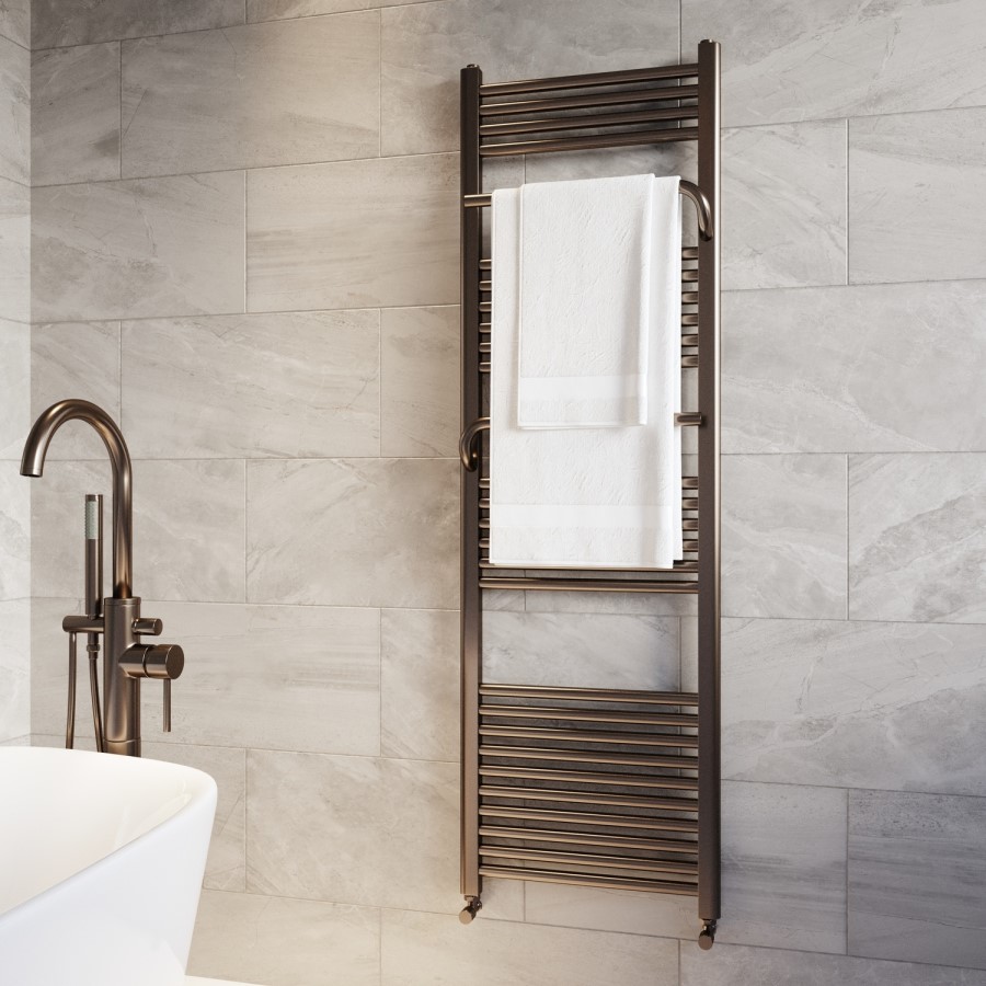 Bronze Towel Radiator 1600 x 500mm - Nazco