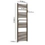 Bronze Towel Radiator 1600 x 500mm - Nazco