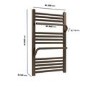 Bronze Towel Radiator 800 x 500mm - Nazco
