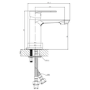 Brushed Nickel Mono Basin Mixer Tap with Slotted Basin Waste - Nell
