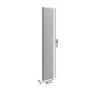 Upholstered Wall-Mounted Headboard Panel in Grey Velvet - Neve