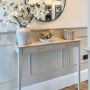 Small & Narrow Taupe Console Table - 115cm - Noa