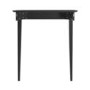 Extra Small & Narrow Black Radiator Cover with Brass Handles -75cm - Noa