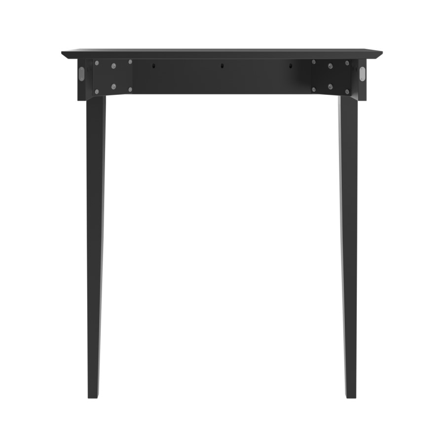 Extra Small & Narrow Black Radiator Cover with Brass Handles -75cm - Noa