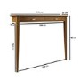 Small & Narrow Walnut Radiator Cover  - 115cm - Noa