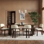 Walnut Dining Table - Seats 6 - Noor