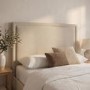Beige Upholstered Double Side Lift Ottoman Bed - Joan