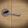 Internal Black Nickel Lever Fire Door Handle with Latch and Hinges Pack - 75mm Latch - Oder - XL Joinery