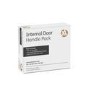 Internal Black Nickel Lever Fire Door Handle with Latch and Hinges Pack - 75mm Latch - Oder - XL Joinery