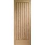 Internal Oak Cottage FD30 Fire Door - Unfinished - 1981 x 686 x 44mm - Suffolk - XL Joinery