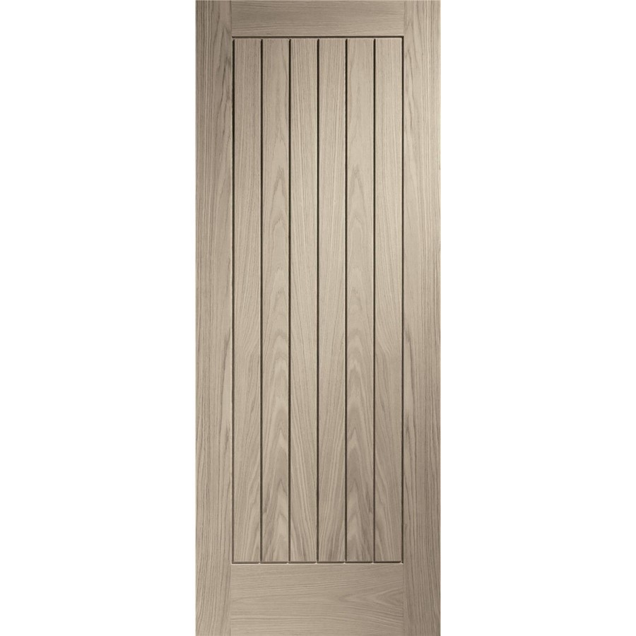 Internal Oak Cottage FD30 Fire Door - Unfinished - 1981 x 686 x 44mm - Suffolk - XL Joinery