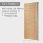 Internal Oak Door - Pre-Finished - 1981 x 762 x 35mm - Palermo Premium - XL Joinery