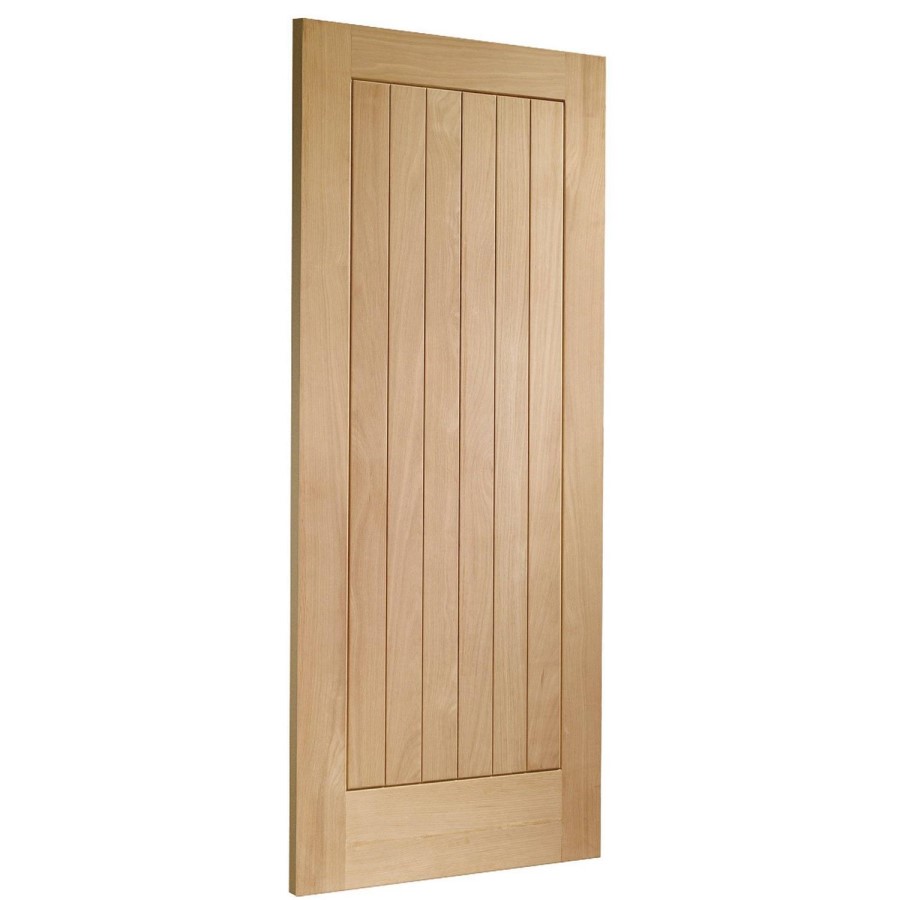 Internal Oak Cottage FD30 Fire Door - Pre-Finished - 1981 x 838 x 44mm - Suffolk Premium - XL Joinery