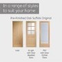 Internal Oak Cottage Door - Pre-Finished - 1981 x 838 x 35mm - Suffolk Premium - XL Joinery