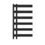 Black Designer Curved Towel Radiator 850 x 500mm – Ordos