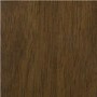 Walnut & Beige Upholstered Curved Kitchen Stool with Back - Owen