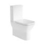 Close Coupled Rimless Closed Back Toilet with Soft Close Seat - Palma 