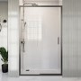 1000mm Gunmetal Grey Grey Sliding Door Shower Enclosure 8mm Glass - Pavo