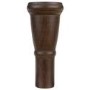 ONLY OPENED - Set of 4 Dark Wood Seat Legs without Castors - Payton