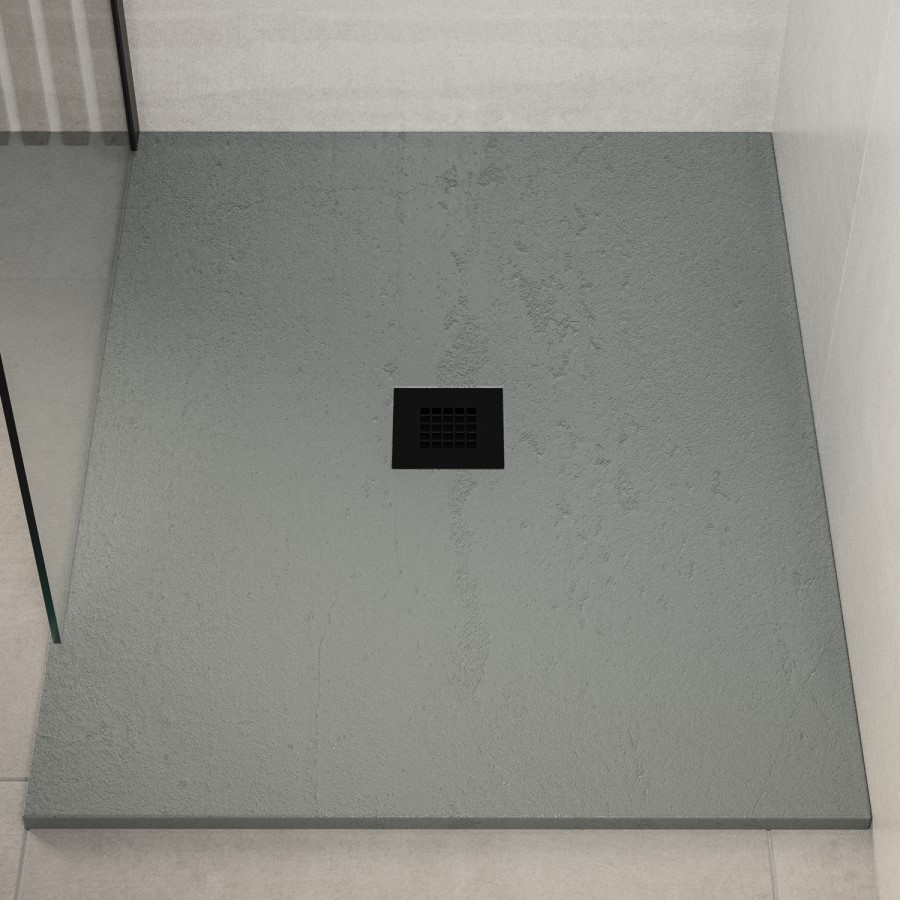 Black Grill Waste Cover - Slate Tray