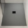 Black Grill Waste Cover - Slate Tray