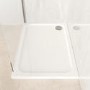 1200x700mm Rectangular 45mm White Stone Resin Shower Tray – Pearl