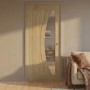 Internal Oak Glazed Door with Reeded Glass - Pre-Finished - 1981 x 762 x 35mm - Salerno - XL Joinery