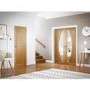 Internal Oak Glazed Door with Clear Glass - Pre-Finished - 1981 x 838 x 35mm - Salerno - XL Joinery