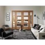 Internal Oak 4-Panel Shaker Door with Clear Glass - Pre-Finished - 1981 x 838 x 35mm - 4 Light - XL Joinery