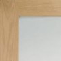 Internal Oak 4-Panel Shaker Door with Frosted Glass - Pre-Finished - 1981 x 838 x 35mm - 4 Light - XL Joinery