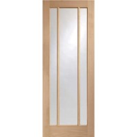 Internal Oak Glazed Door with Clear Glass - Pre-Finished - 1981 x 762 x 35mm - Worcester - XL Joinery