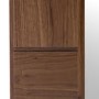Internal Walnut Rebated French Doors with Clear Glass - Pre-Finished - 1981 x 1168 x 40mm - Ravenna - XL Joinery