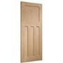 Internal Oak 1930s 4-Panel Door - Pre-Finished - 1981 x 686 x 35mm - DX - XL Joinery
