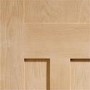 Internal Oak 1930s 4-Panel Door - Pre-Finished - 1981 x 686 x 35mm - DX - XL Joinery